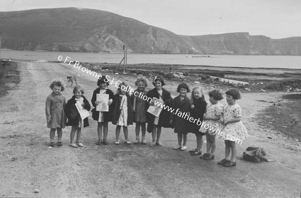 SEA AND CLIFFS WITH CHILDREN